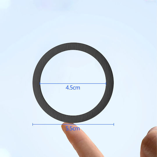 Earldom MagSafe Ring Μαύρο 2τμχ
