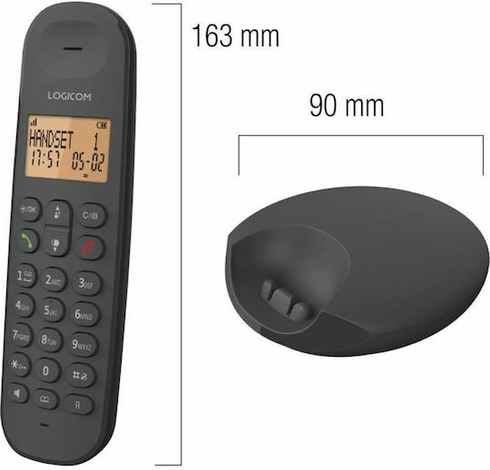 Logicom Dect Iloa 250 Duo Wireless Telefon IP Negru