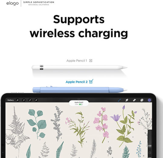 Elago Stylus Case Monami for Apple Pencil 2 in Violet color