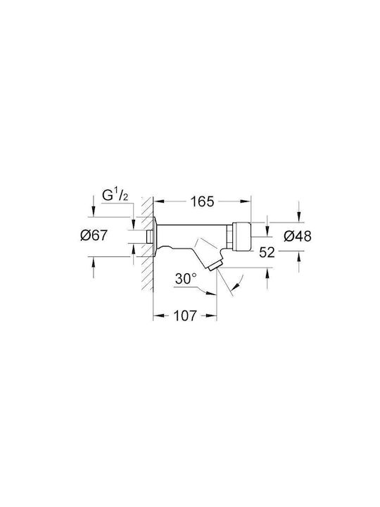 Grohe Mixing Time Flow Sink Faucet Silver / Silver