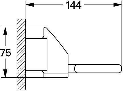 Grohe Ποτηροθήκη Ασημί Grohe Ποτηροθήκη Ασημί