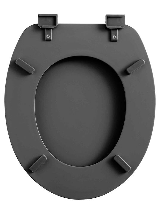 Plastic Toilet Seat Gray 37cm