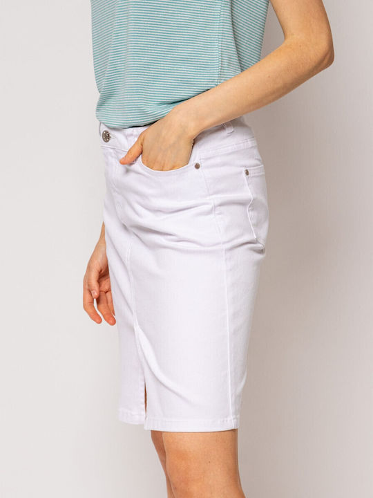 Midi Φούστα White