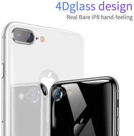 Baseus Гръбен протектор за iPhone 8/7 Plus Сребрист