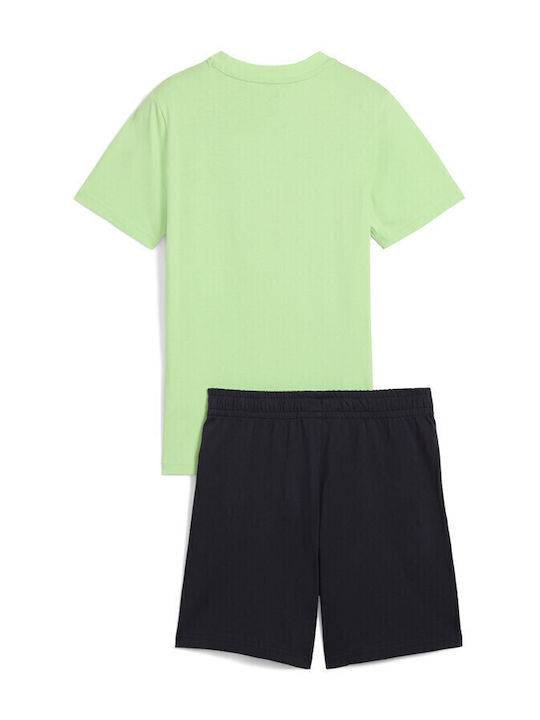 PUMA Kids Set with Green Shorts 2 Pieces