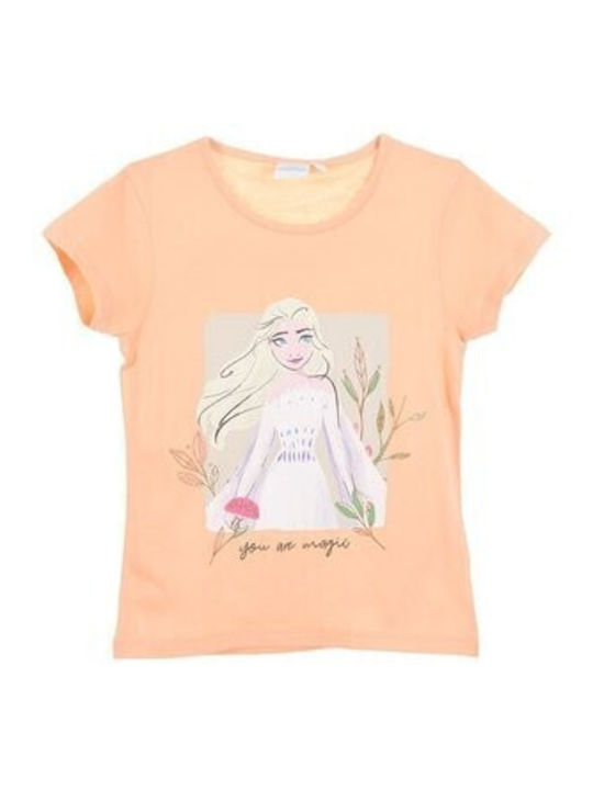 Kids' Shirt Short Sleeve Coral Frozen