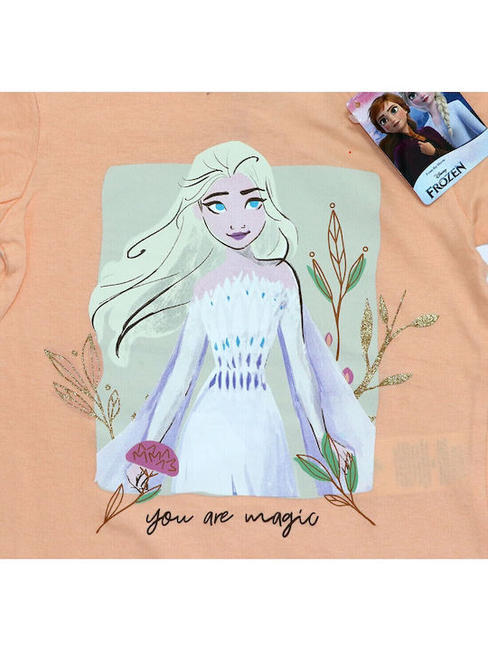 Kids' Shirt Short Sleeve Coral Frozen