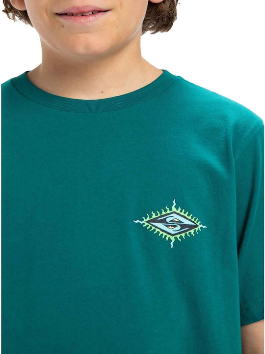 Kids' T-shirt GREEN Ev Beach Blast