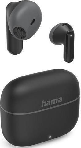 HAMA Freedom Light II Earbud Bluetooth Handsfree Earphones with Charging Case Black