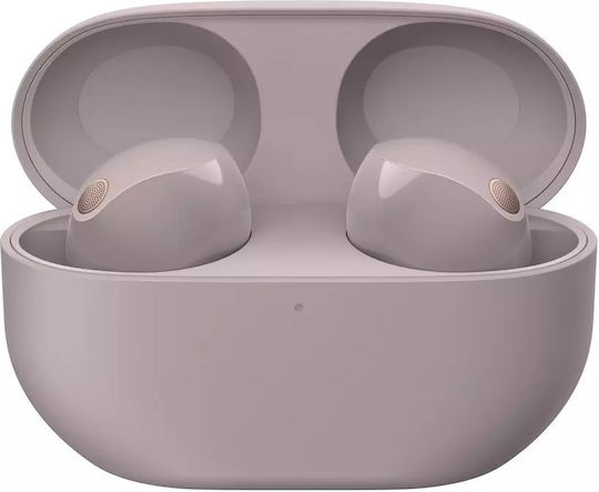 Sony WF-1000XM5 In-ear Bluetooth Handsfree Headphones with Sweat Resistance and Pink Charging Case