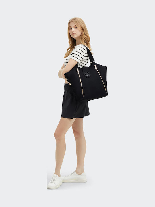 Damentasche Schultertasche Schwarz