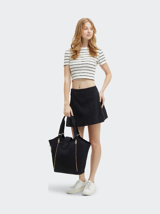 Damentasche Schultertasche Schwarz