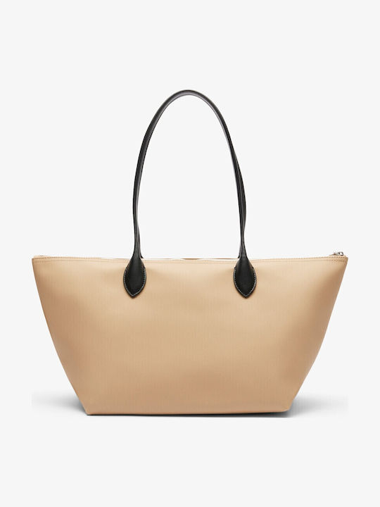 Women's Bag Shopper Shoulder Beige