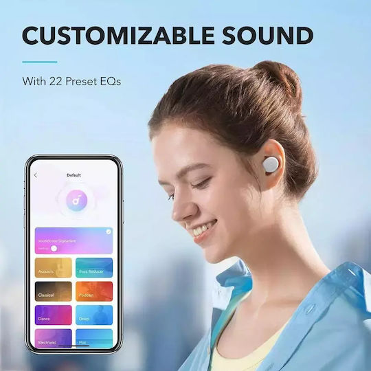 Soundcore by Anker A25i In-ear Bluetooth Handsfree Earphones with Sweat Resistance and Charging Case Purple