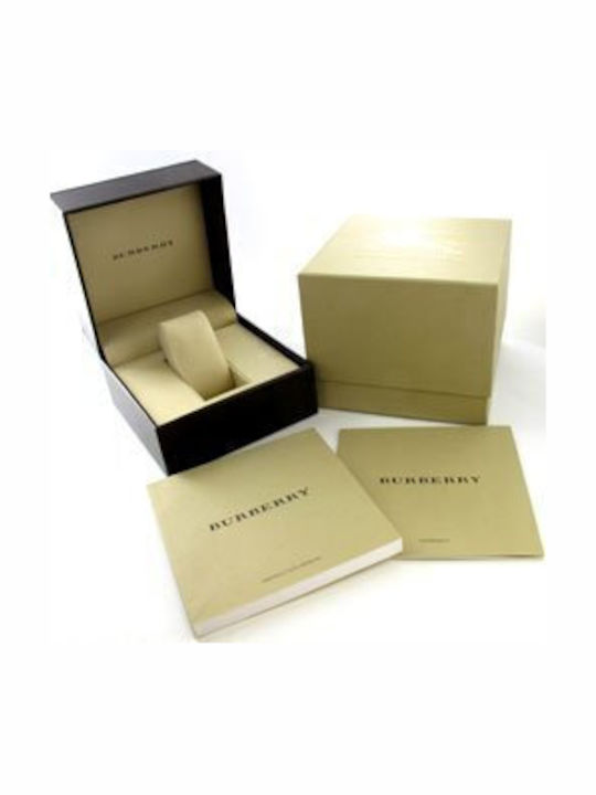 Burberry Γυναικείο Ρολόι Μπαταρίας με Ασημί Μεταλλικό Μπρασελέ