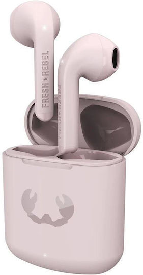 Fresh 'n Rebel Twins Core Earbud Bluetooth Handsfree Ακουστικά με Θήκη Φόρτισης Smokey Pink