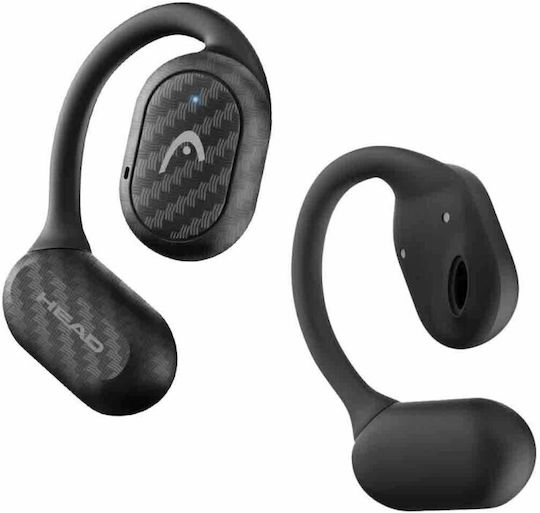 Head HDTW02 Open Ear Bluetooth Handsfree Earphones with Sweat Resistance and Charging Case Black