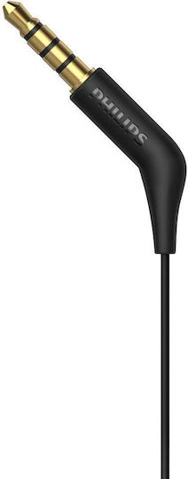 Philips TAE1105 TAE1105BK/00 In-ear Handsfree Ακουστικά με Βύσμα 3.5mm Μαύρο
