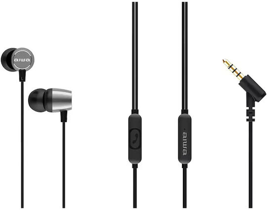 Ακουστικά Μικρόφωνο Aiwa Estm-30sl Ασημί