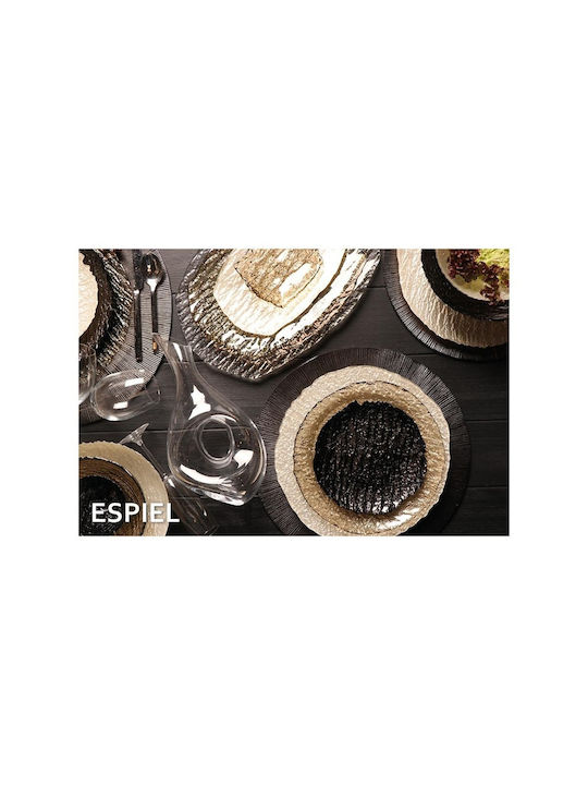 Glass Plate Anthracite 21cm Modern Design Elegant Serving Ramos Espiel Hor1117 00038005