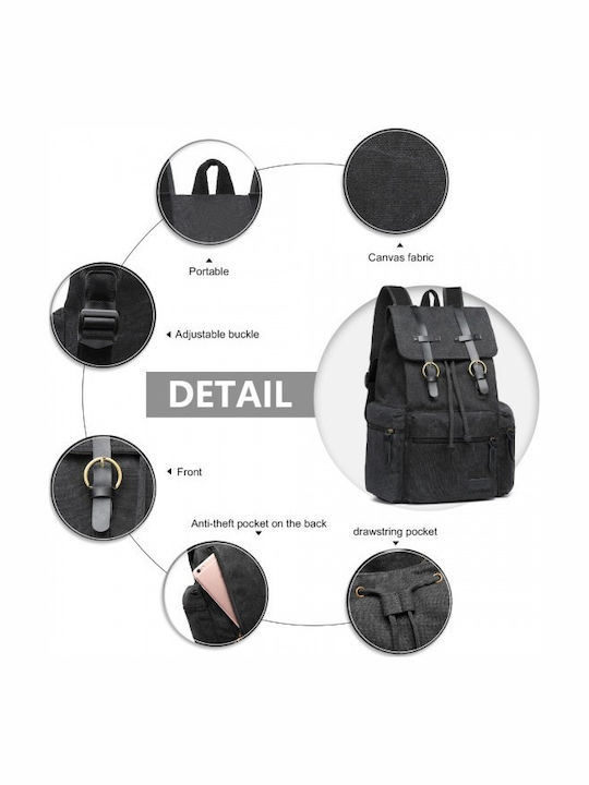 Miss Lulu Backpack Μαύρο