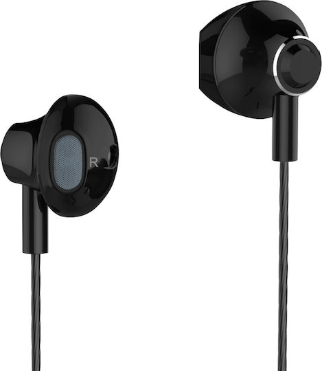 Kruger & Matz B2 In-ear Handsfree Headphones with Connector 3.5mm Black