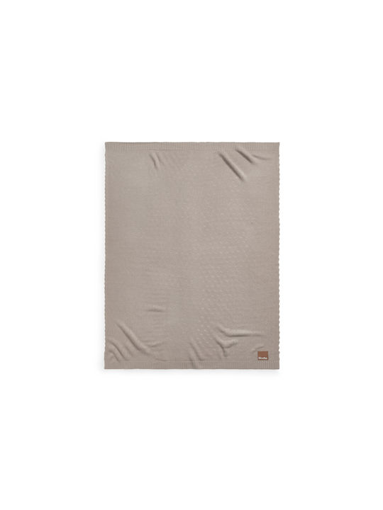 Κουβέρτα Πλεκτή Αγκαλιάς 75x100 Elodie Pointelle Ακρυλική Tender Taupe 30326206210na 75x100