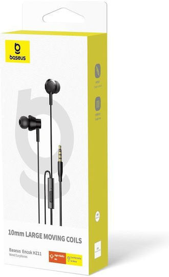 Baseus Encok Freisprecheinrichtung mit Stecker 3.5mm Schwarz