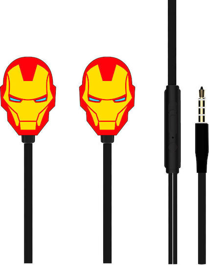 ERT Group Marvel In-ear Handsfree με Βύσμα 3.5mm Iron Man