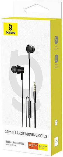 Baseus Encok Freisprecheinrichtung mit Stecker 3.5mm Schwarz