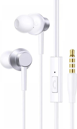 Baseus Encok In-ear Handsfree με Βύσμα 3.5mm Λευκό