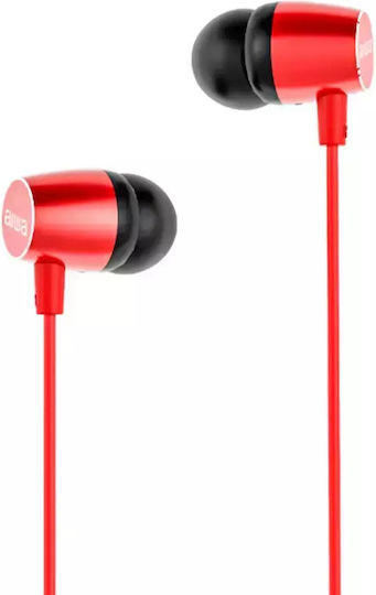 Aiwa ESTM-30RD In-Ear Freisprecheinrichtung Kopfhörer mit 3,5mm Stecker Rotes