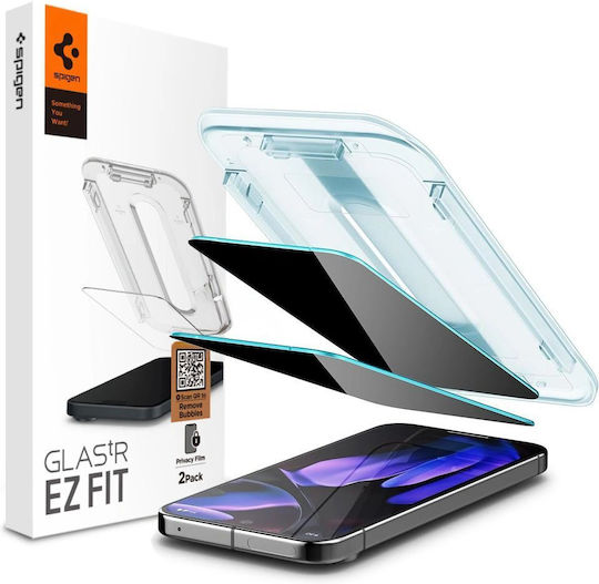 Spigen GLAS.tR EZ Fit Privacy Tempered Glass 2τμχ (Google Pixel 9 Pro XL / Pixel 10 Pro XL) AGL09313