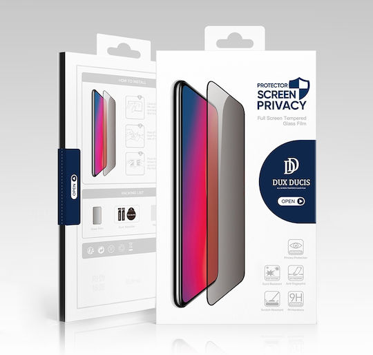 Dux Ducis Privacy Tempered Glass Black (Samsung Galaxy S25, Dux Ducis)