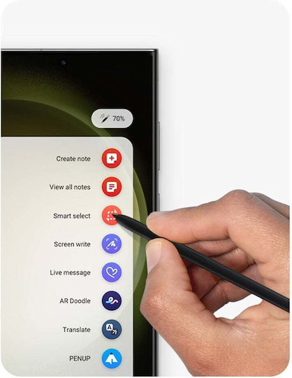 Samsung S Pen Digital Touch Stylus with Palm Rejection for Galaxy S23 Ultra in Black color EJ-PS918BBEGEU (Bulk)