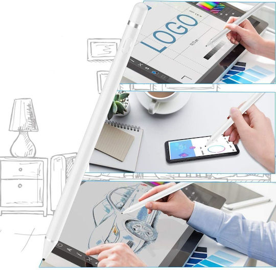 Tech-Protect Active Stylus Pen Titanium в Сив цвят