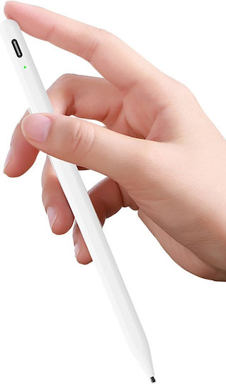 Techsuit A580S Ψηφιακή Γραφίδα Αφής με Palm Rejection για iPad σε Λευκό χρώμα