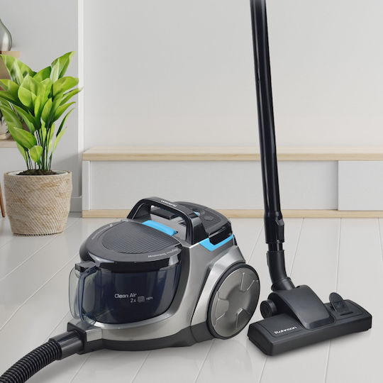 Rohnson R-1245 Ηλεκτρική Σκούπα 800W με Κάδο 3lt Μαύρη