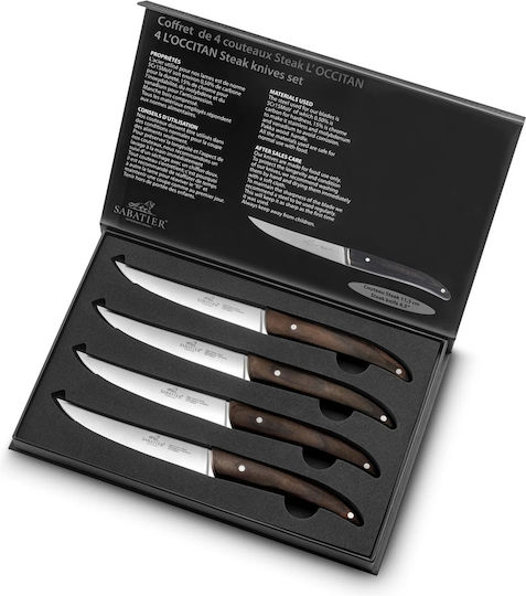 Steakfiletmesser 4 Stück 12cm Edelstahl L'occitan Sabatier 901080 00030119 Steakfiletmesser 4 Stück 12cm Edelstahl L'occitan Sabatier 901080 00030119