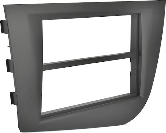 Phonocar Πρόσοψη 2 Din Μαύρο για Seat Leon 2005-2015