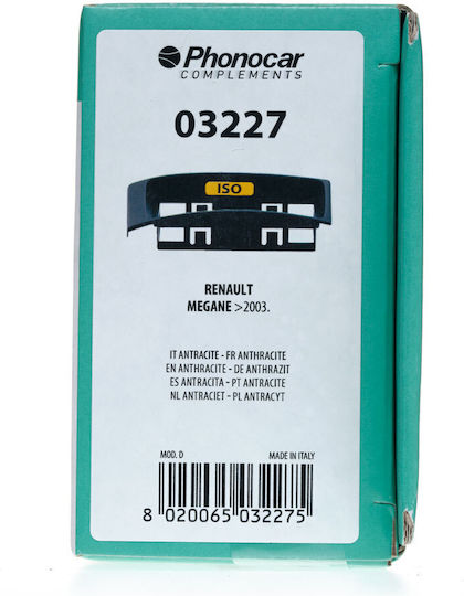 Phonocar DIN Fascia Panels 2 Din for Renault Megane 2003