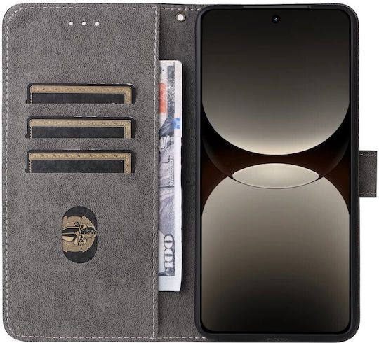 Mad Mask Back Cover Leather Magnetic Blue (Realme GT 7 Pro)