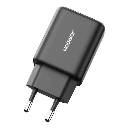 Joyroom Charger with USB-C Port and Cable USB-C - USB-C 25W Power Delivery Blacks (JR-TCF23)