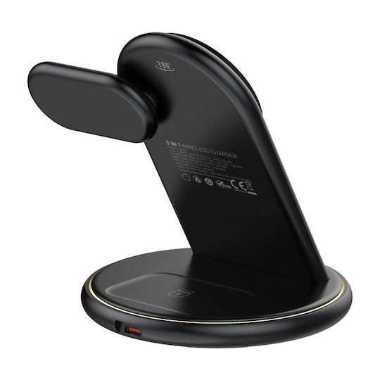 Ldnio Wireless Charger (Qi Pad) 25.5W Power Delivery Blacks (WL02)