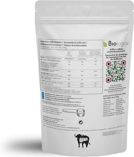 Viologos Buffalo Whey 50% Organic Protein Whey 500gr