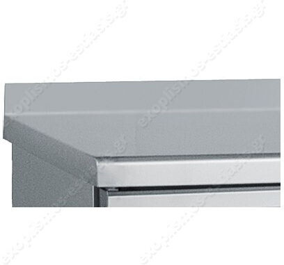 Bambas Frost Английски превод: Stainless Steel Refrigerator Counter 332лт with 2 Doors and Cooling Machine 0/+10°C L155xW60xH85см PM6 155