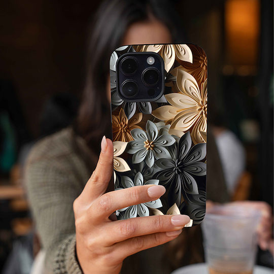 Sonique 3D-Blumenserie Hülle für Realme Note 60 4G Grau