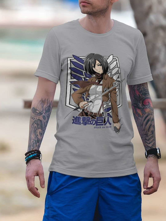Attack on Titan Anime-Charakter T-Shirt