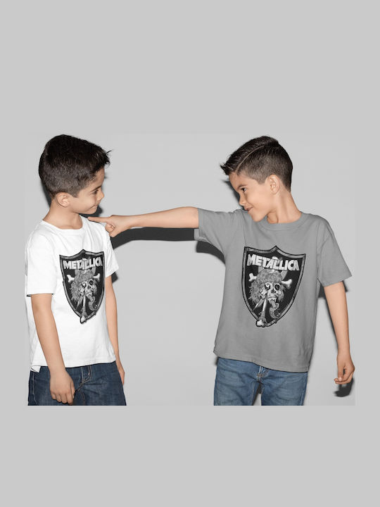 Tricou Metallica cu emblema craniu