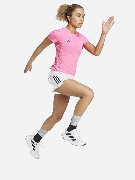 Adizero Essentials Γυναικείο T-shirt Ροζ